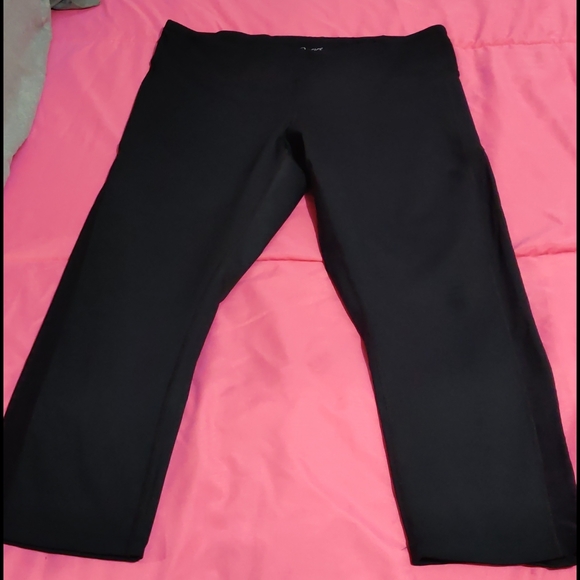 ASICS CAPRI LEGGINGS BLACK MESH SIZE LARGE - Picture 9 of 9